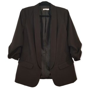 Reitmans Open Front Blazer with 3/4 Length Sleeves, Size 9
